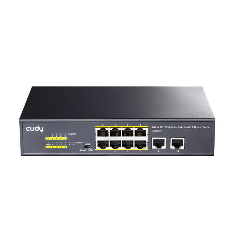 Cudy 10-Port Unmanaged PoE+ Switch | dynacor.co.za