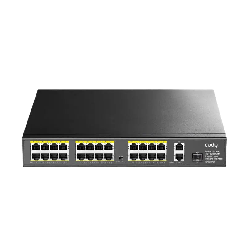 Cudy 24-Port Unmanaged POE Switch - Rack Mount | dynacor.co.za