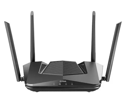 D-Link EXO AX AX3200 wireless router Gigabit Ethernet Dual-band (2.4 GHz / 5 GHz) Black | dynacor.co.za