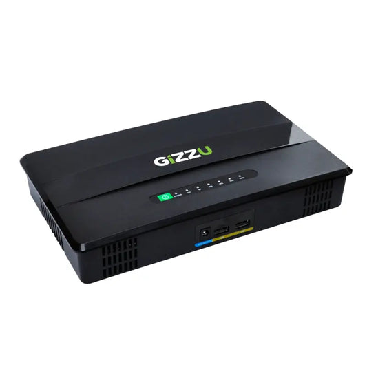 GIZZU 60W 65Wh 17600mAh Mini POE DC UPS - Black | dynacor.co.za