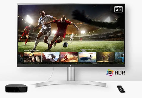 LG 32UN550 31.5'' UHD 4K 3840x2160; 2x HDMI; 1 x Diplay Port; wall-mountable; Tilt/Height | dynacor.co.za