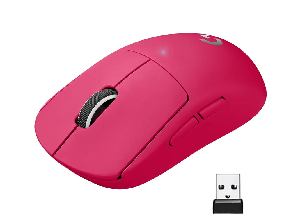 Logitech PRO X SUPERLIGHT WIRELESS GAMING MOUSE MAGENTA | dynacor.co.za