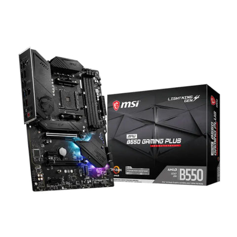 MSI B550 GAMING PLUS AMD AM4 ATX Gaming Motherboard | dynacor.co.za