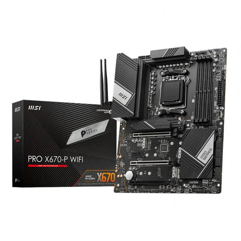 MSI PRO X670-P WIFI AMD AM5 ATX Gaming Motherboard | dynacor.co.za