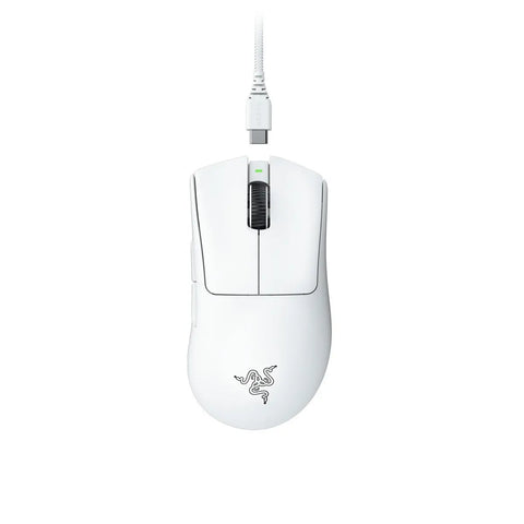 RAZER DeathAdder V3 Pro Gaming Mouse - White | dynacor.co.za