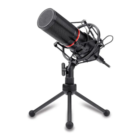 REDRAGON BLAZAR Cardioid USB Gaming Mic and Tripod - Black | dynacor.co.za