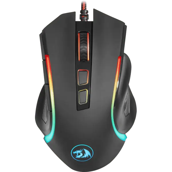 REDRAGON GRIFFIN 7200DPI Gaming Mouse - Black | dynacor.co.za