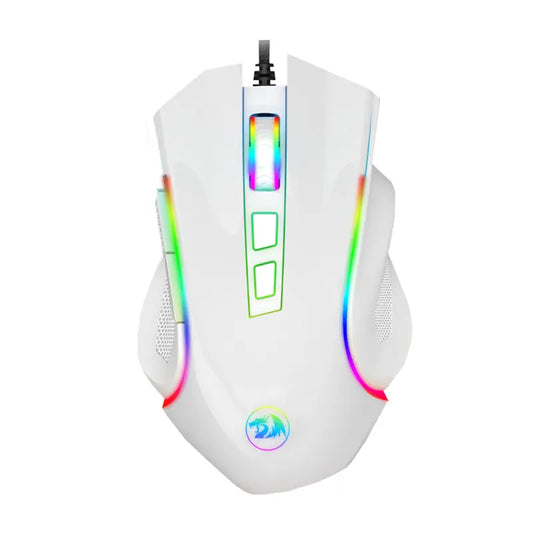 REDRAGON GRIFFIN 7200DPI Gaming Mouse - White | dynacor.co.za