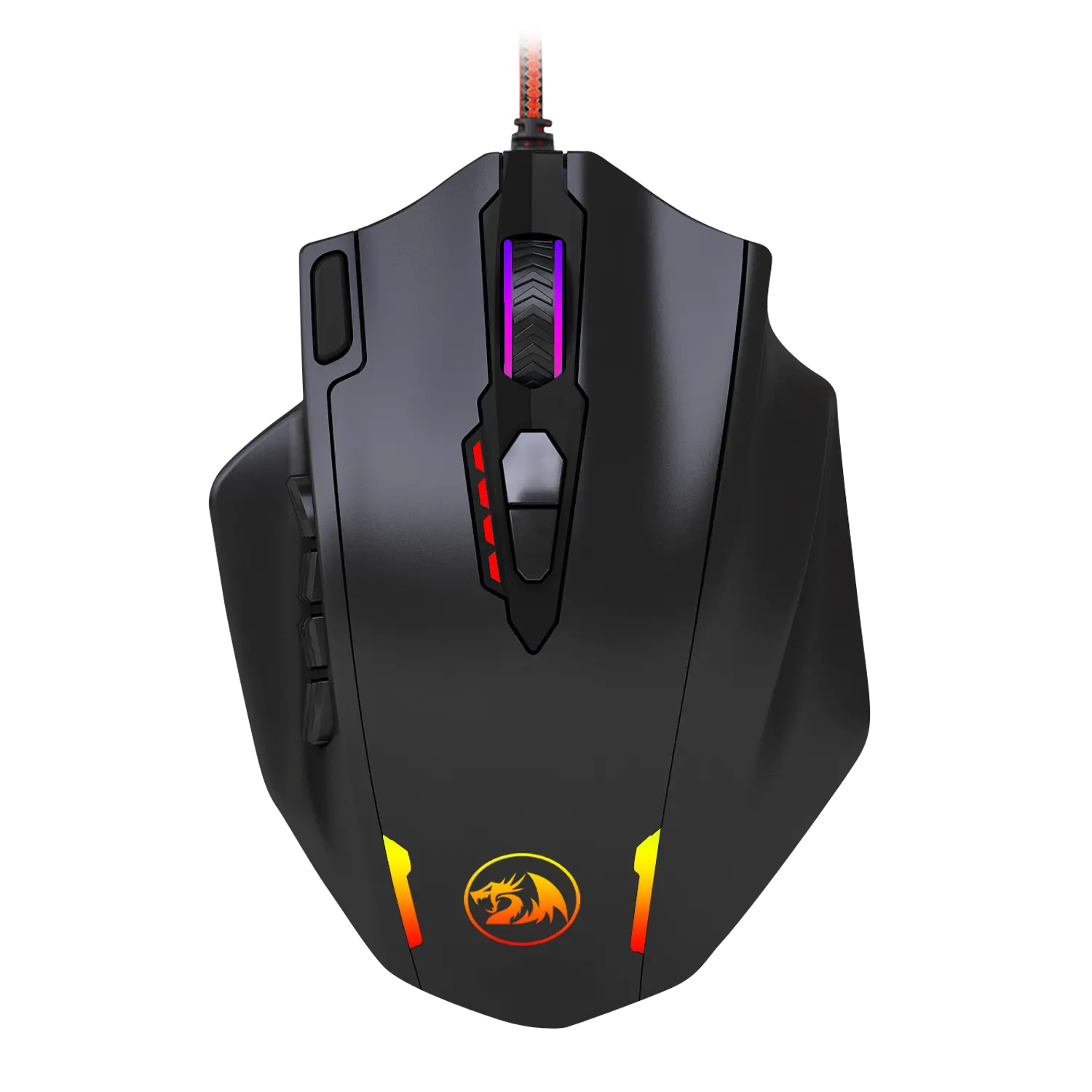 REDRAGON IMPACT 12400DPI MMO Gaming Mouse - Black | dynacor.co.za