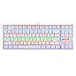 REDRAGON KUMARA Mechanical 87 Key|RGB Backlit Gaming Keyboard - White | dynacor.co.za