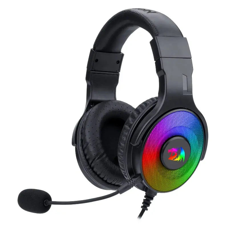 REDRAGON Over-Ear PANDORA USB (Power Only)|Aux (Mic and Headset) RGB Gaming Headset - Black | dynacor.co.za