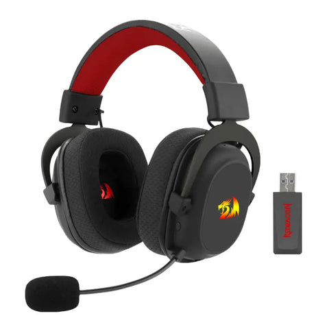 REDRAGON Over-Ear ZEUS-X Wireless RGB Gaming Headset - Black | dynacor.co.za
