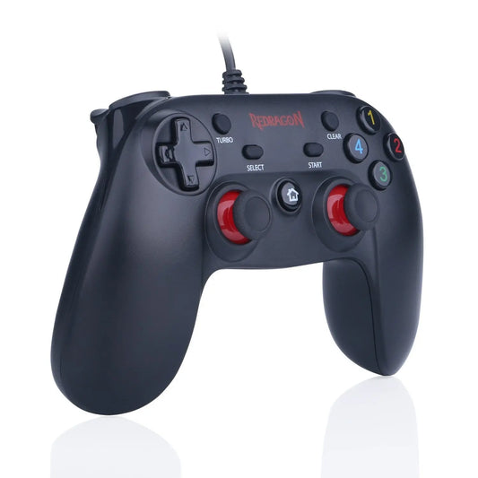 REDRAGON SATURN Wired X/D-input(Digital/Analog) PC Controller Black | dynacor.co.za