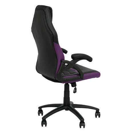 ROGUEWARE GC100 MAINSTREAM GAMING CHAIR - BLACK/PURPLE - UP TO 150KG | dynacor.co.za