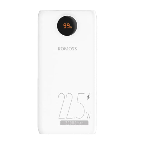 Romoss 20000mah 22.5w Power bank WHT | dynacor.co.za