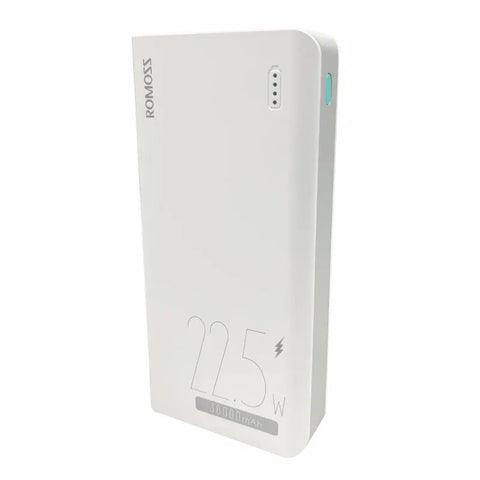 Romoss Sense 8F 30000mAh 22.5W PD Power Bank - White | dynacor.co.za