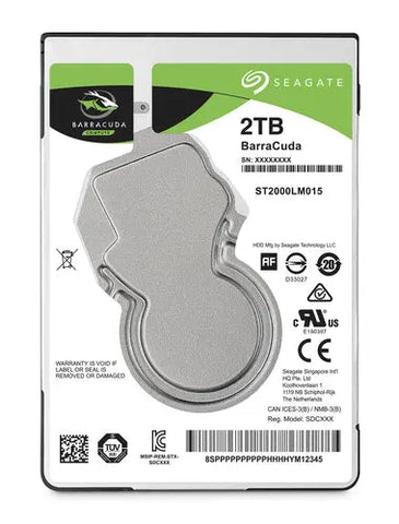 Seagate Barracuda 2.5" 2.5" 2000 GB Serial ATA III | dynacor.co.za