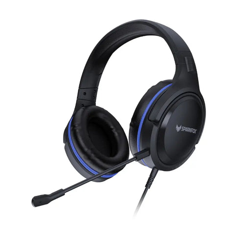 Sparkfox PS5 SF11 Stereo Headset - Black and Blue | dynacor.co.za
