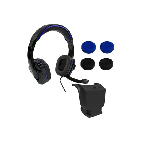 Sparkfox PlayStation 4 Headset|High-Capacity Battery|3m Braided Cable|Thumb Grip Core Gamer Combo | dynacor.co.za
