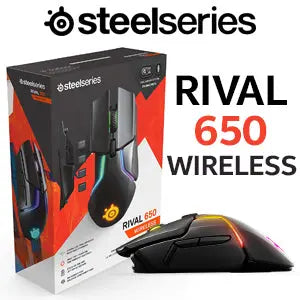 SteelSeries RIVAL 650 WIRELESS Gaming Mouse | dynacor.co.za