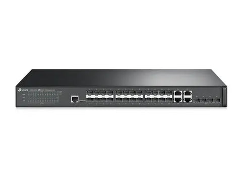 TP-Link T2600G-28SQ network switch Managed L2 Gigabit Ethernet (10/100/1000) Black | dynacor.co.za