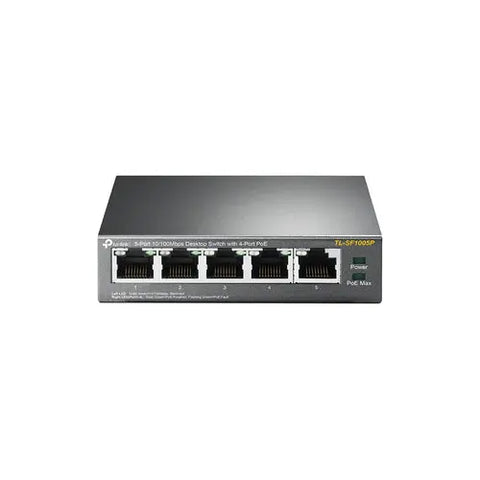 TP-Link TL-SF1005P network switch Unmanaged Fast Ethernet (10/100) Power supply PoE Black | dynacor.co.za