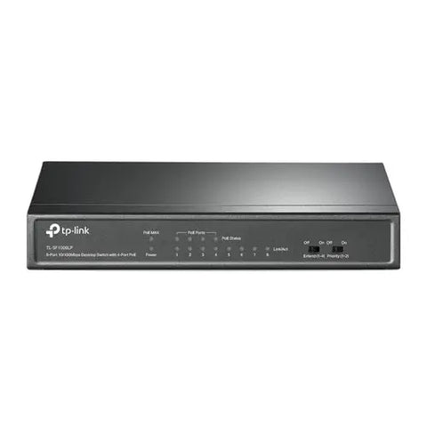 TP-Link TL-SF1008LP network switch Unmanaged Fast Ethernet (10/100) Power supply PoE Black | dynacor.co.za