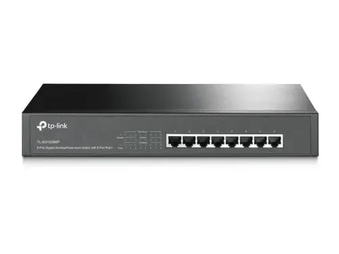TP-Link TL-SG1008MP network switch Unmanaged Gigabit Ethernet (10/100/1000) Power supply PoE Black | dynacor.co.za