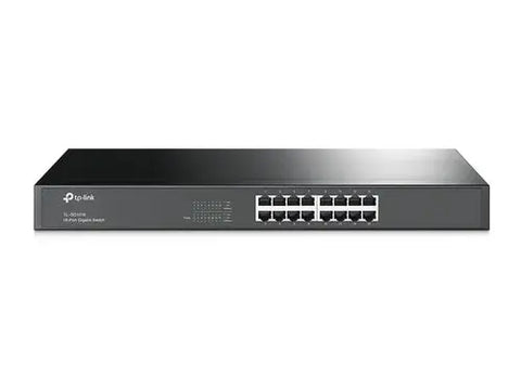 TP-Link TL-SG1016 network switch Unmanaged Gigabit Ethernet (10/100/1000) 1U Black | dynacor.co.za