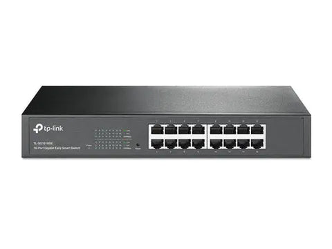 TP-Link TL-SG1016DE network switch Managed L2 Gigabit Ethernet (10/100/1000) Black | dynacor.co.za