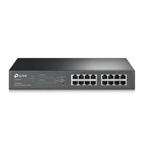 TP-Link TL-SG1016PE network switch Managed L2 Gigabit Ethernet (10/100/1000) Power supply PoE Black | dynacor.co.za