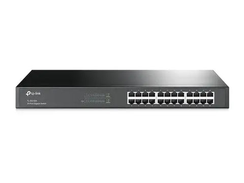 TP-Link TL-SG1024 network switch Unmanaged L2 Gigabit Ethernet (10/100/1000) Black | dynacor.co.za