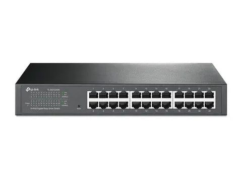 TP-Link TL-SG1024DE network switch Managed L2 Gigabit Ethernet (10/100/1000) Black | dynacor.co.za