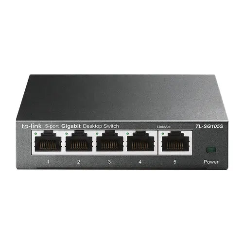 TP-Link TL-SG105S network switch Unmanaged Gigabit Ethernet (10/100/1000) Black | dynacor.co.za