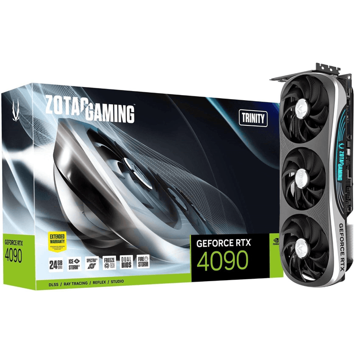 ZOTAC GEFORCE RTX 4090 TRINITY 24GB GDDR6X PCIE GEN4 GAMING GRAPHICS CARD | dynacor.co.za